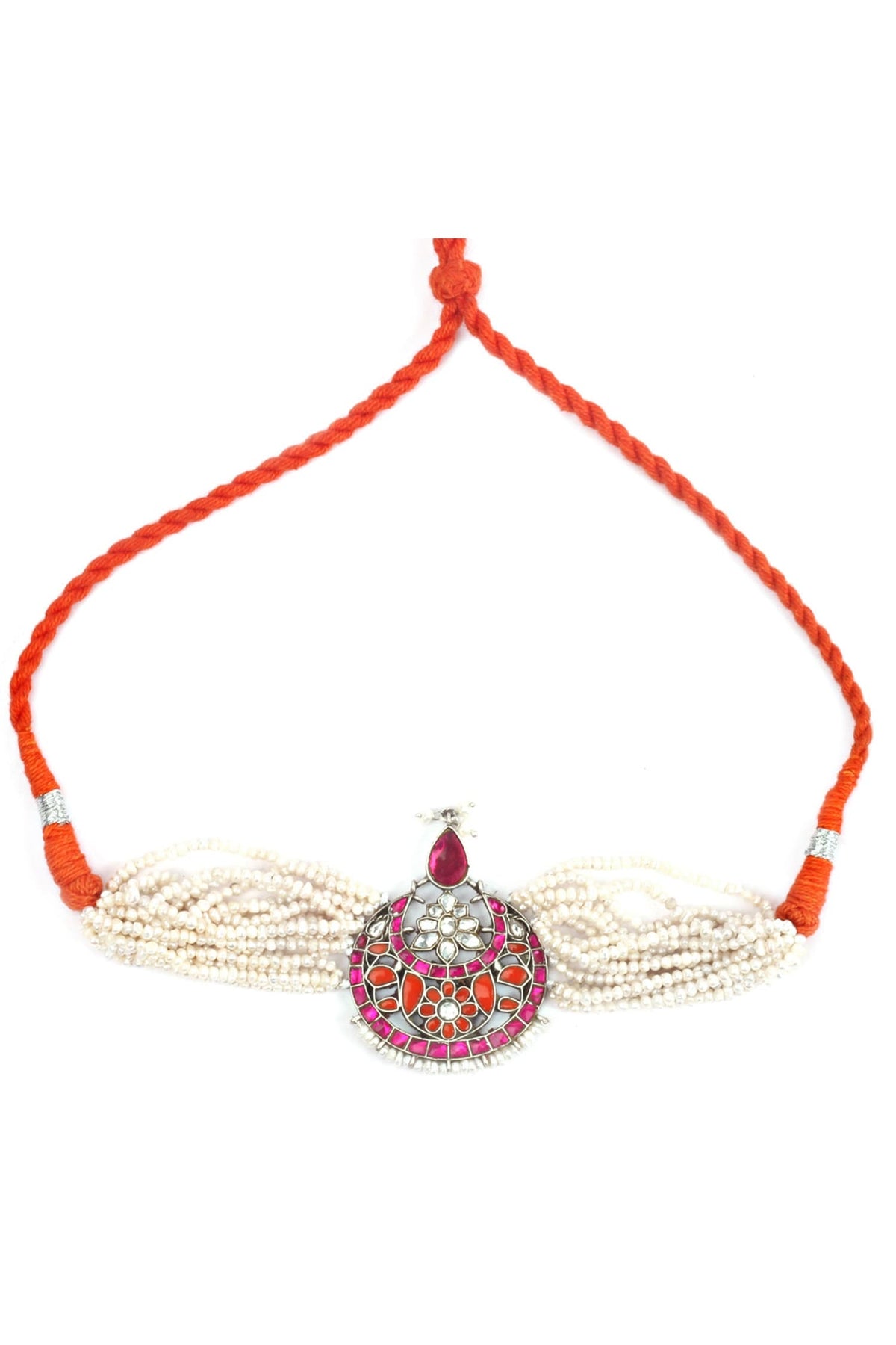 Stone Embellished Pendant Necklace 