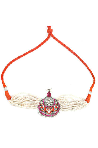 Stone Embellished Pendant Necklace 