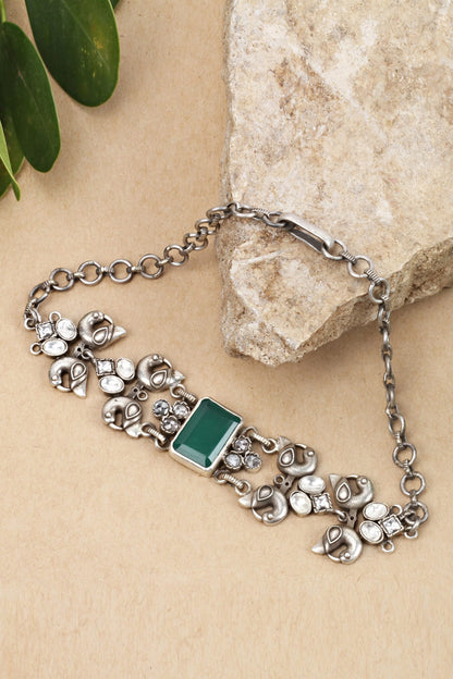 Bird Motif Choker 