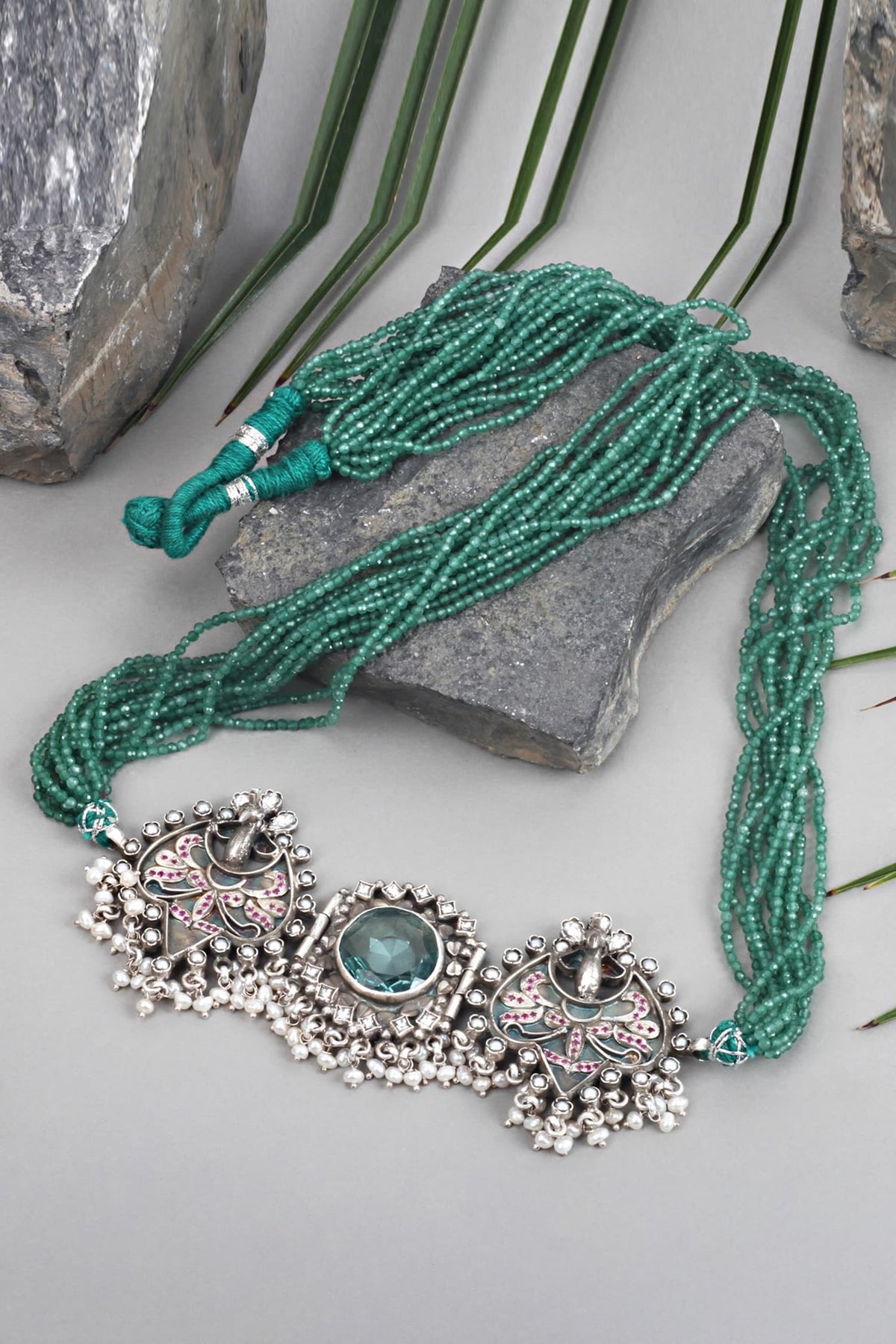 Layered Beaded Necklace 