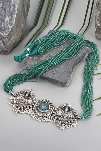 Layered Beaded Necklace 