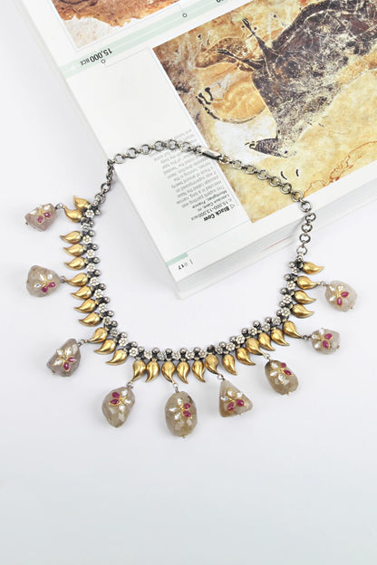 Stone Drop Necklace 