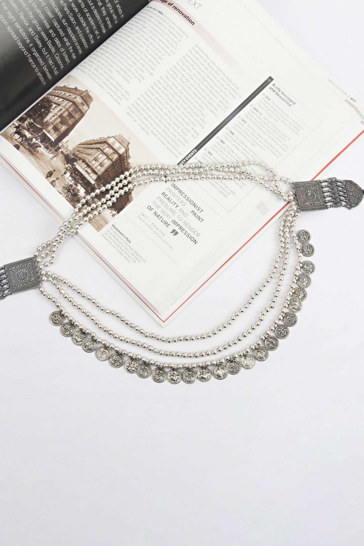 Layered Beaded Necklace 