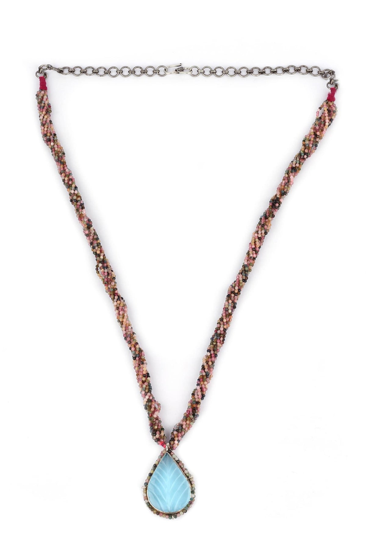 Faiza Stone Pendant Necklace 