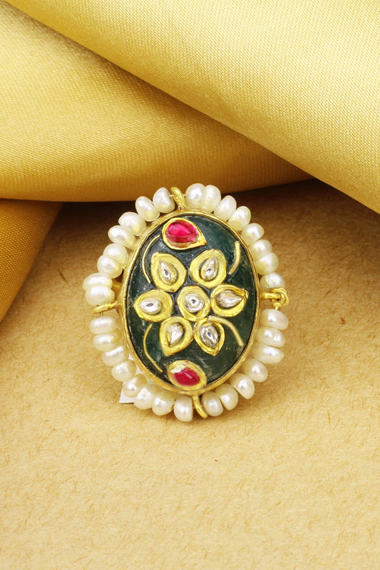 Inayat Floral Motif Ring 