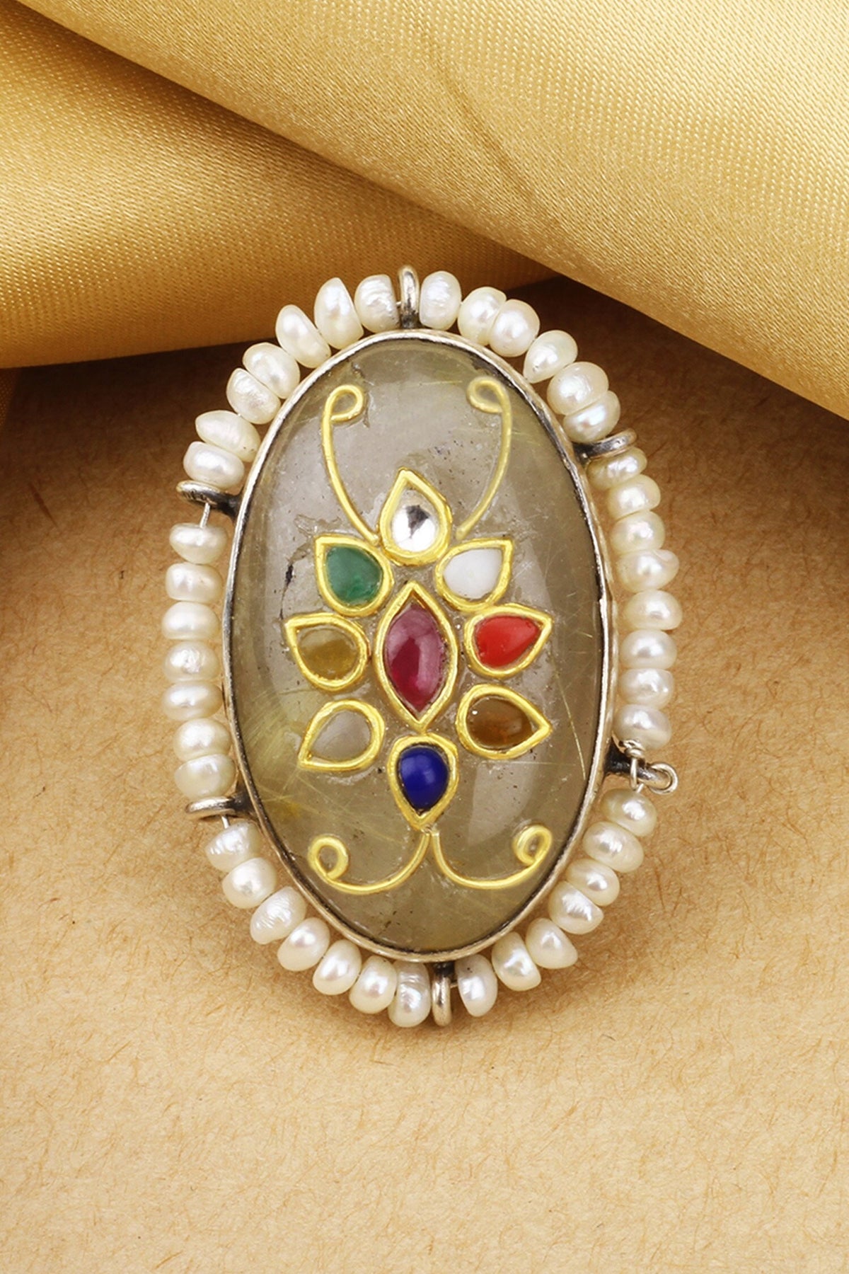 Amara Stone Studded Ring 
