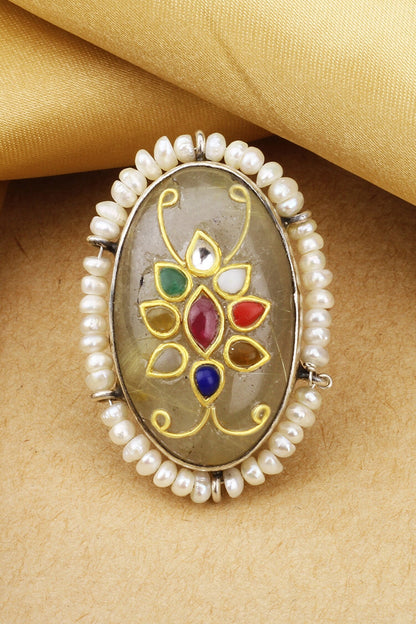 Amara Stone Studded Ring 