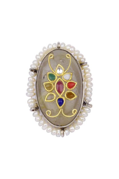 Amara Stone Studded Ring 