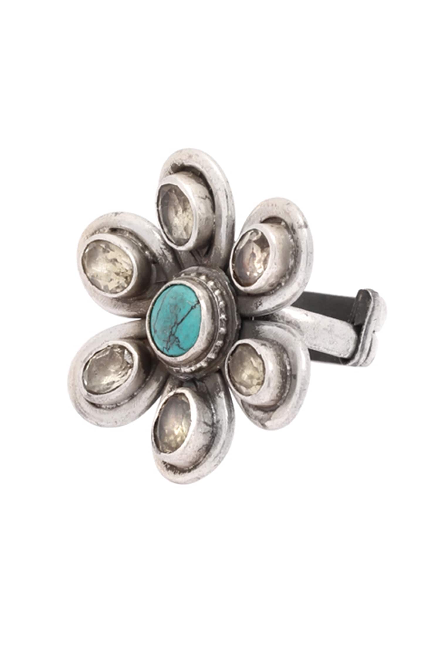 Handcrafted Floral Ring 