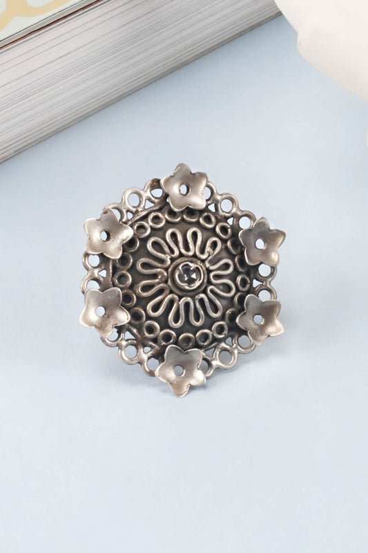 Floral Motif Ring 