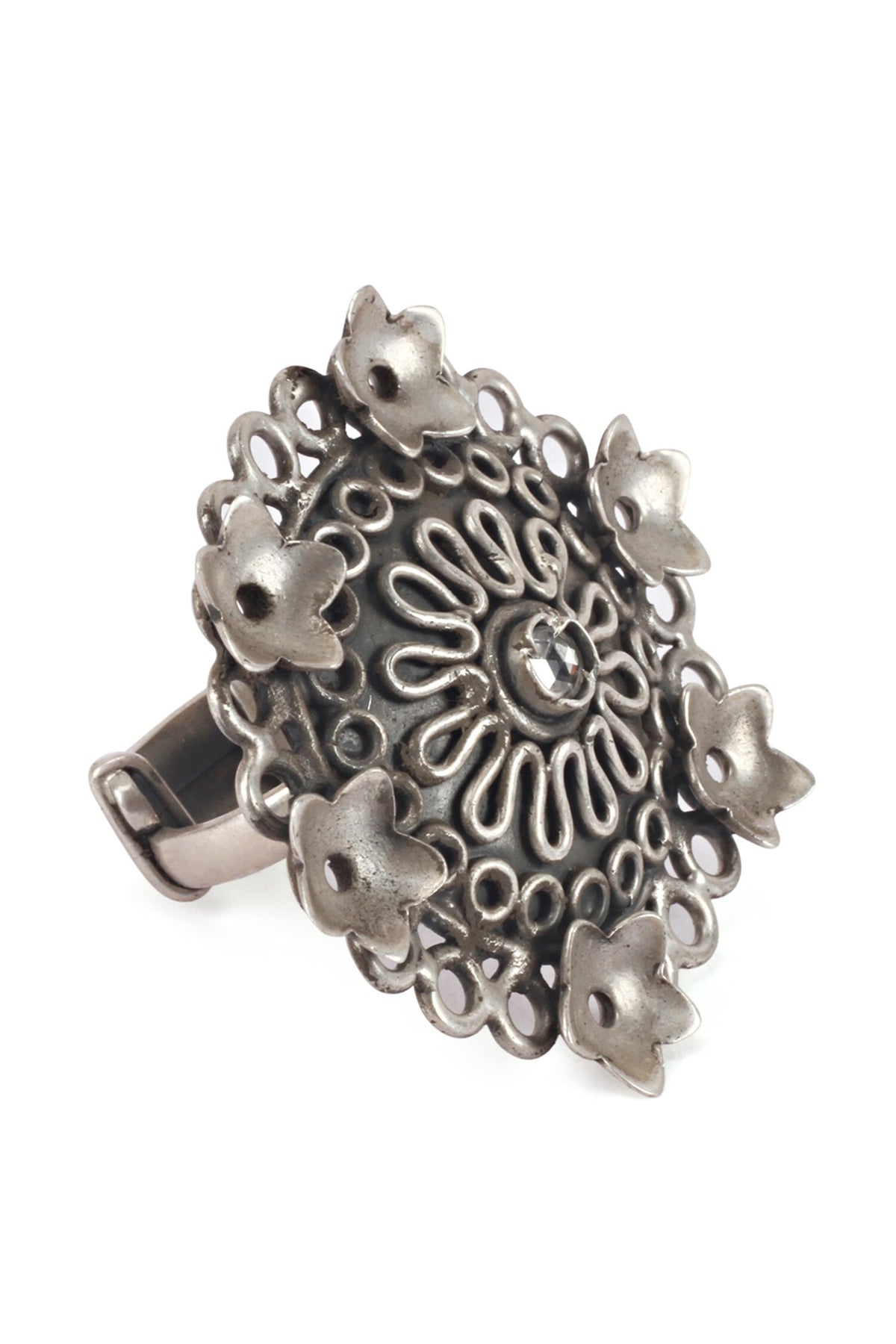 Floral Motif Ring 