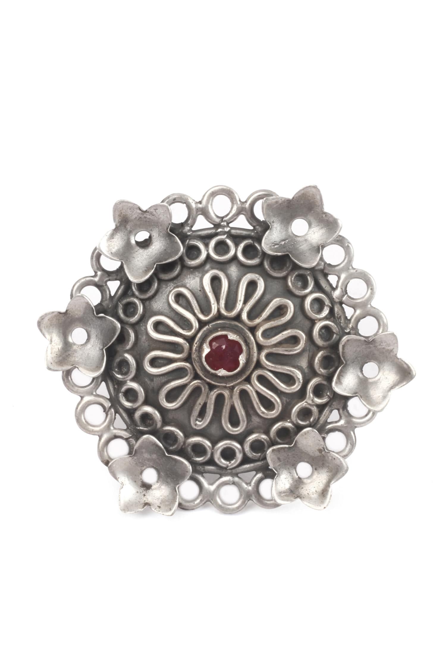 Floral Cutwork Ring 