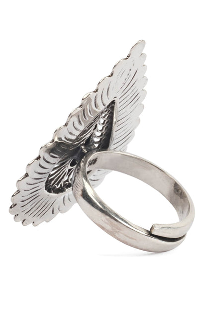 Leaf Motif Handcrafted Ring 