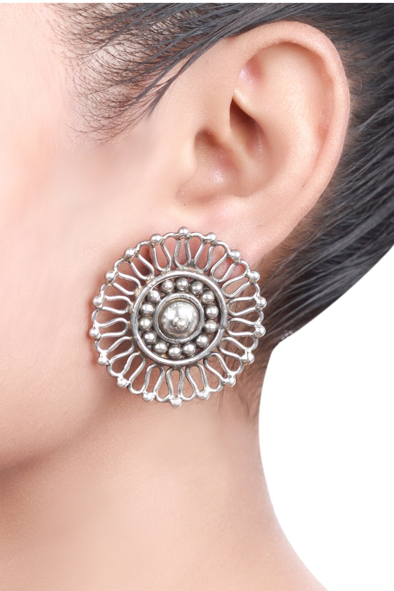 Floral Stud Earrings 