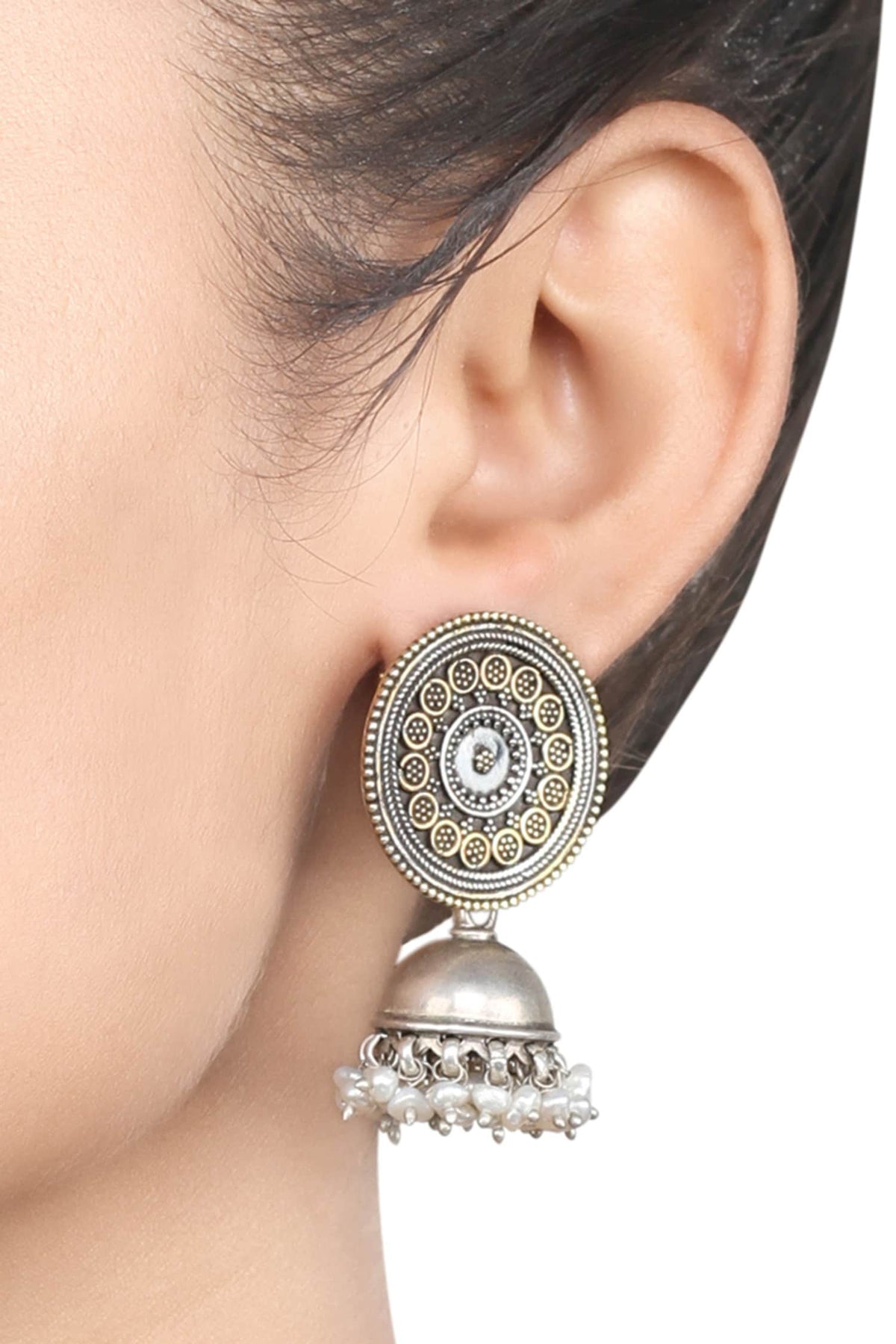 Carved Jhumkas 