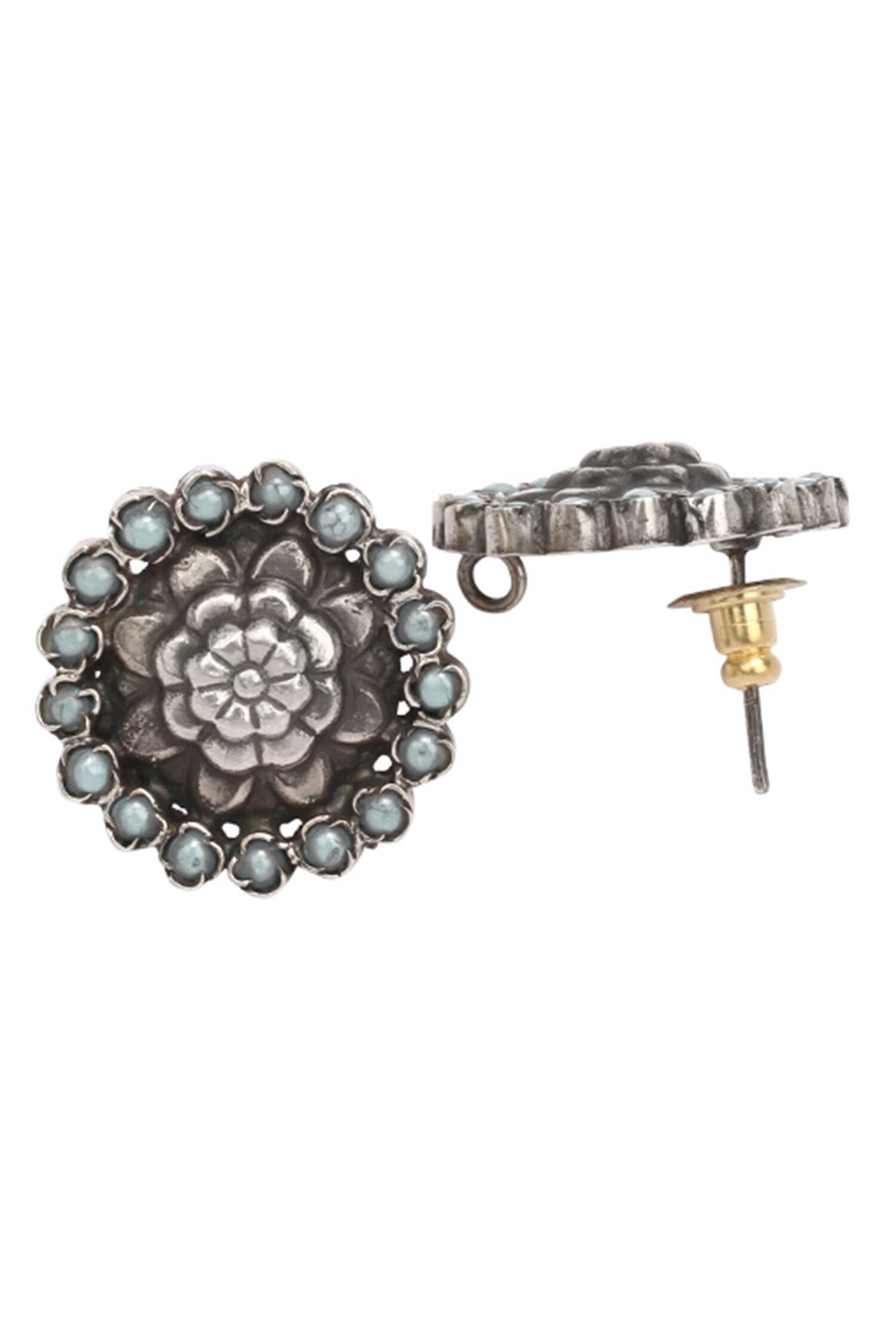 Bead Floral Studs 