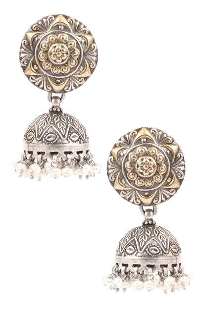 Carved Jhumkas 