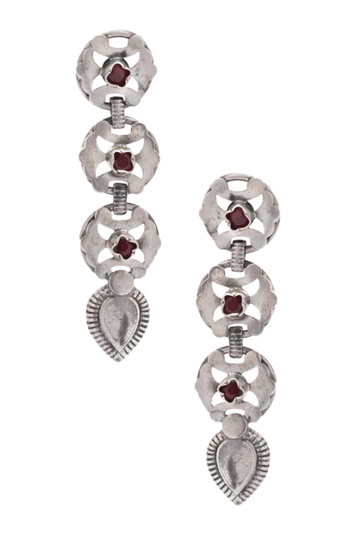 Floral Tiered Earrings 