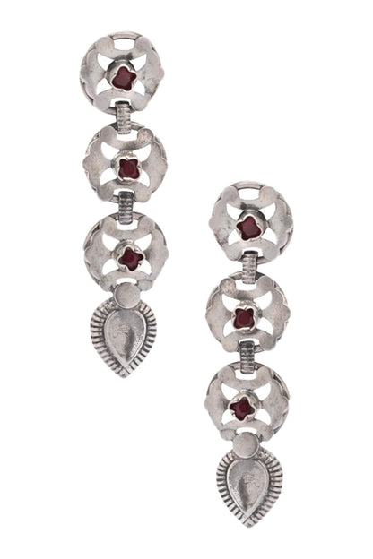 Floral Tiered Earrings 