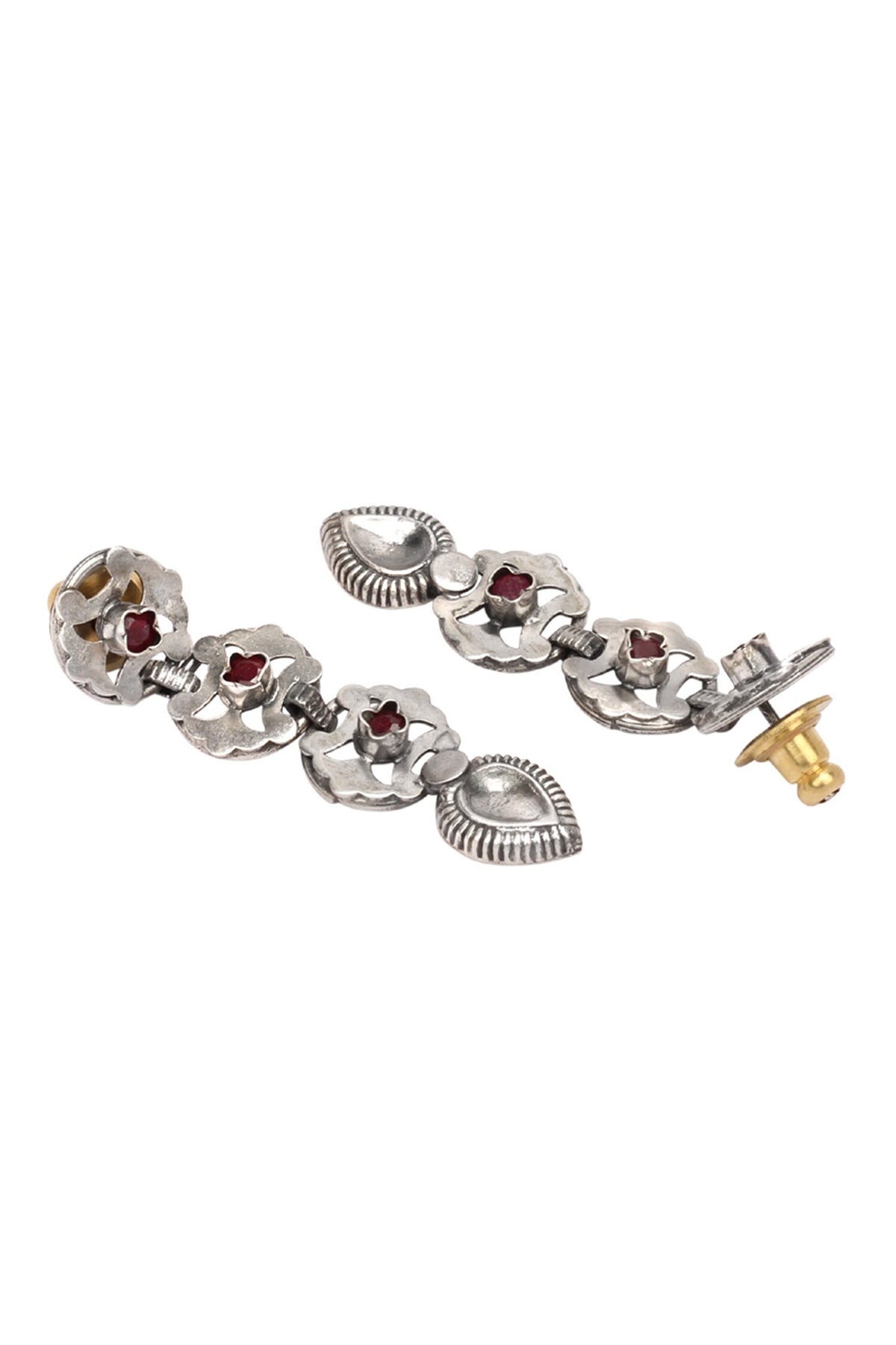 Floral Tiered Earrings 