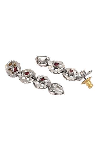 Floral Tiered Earrings 