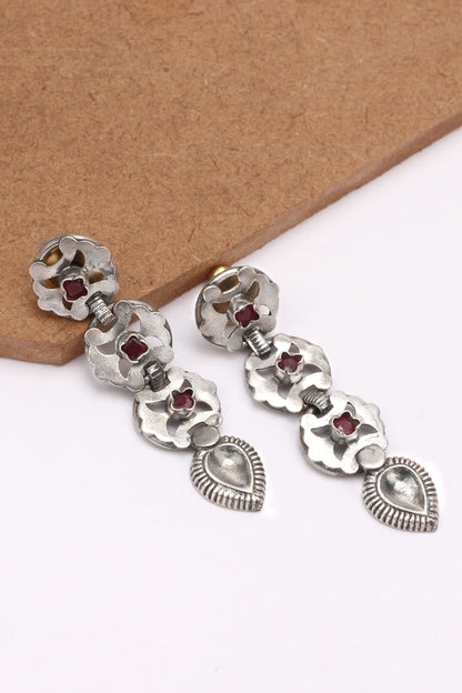 Floral Tiered Earrings 