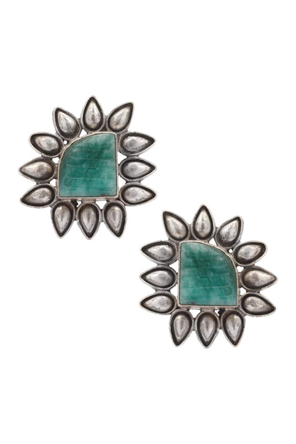 Stone Stud Earrings 