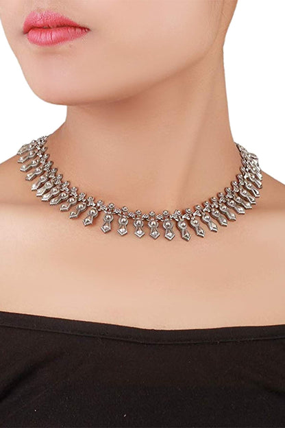 Carved Choker Necklace 