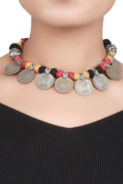 Coin Choker Necklace 
