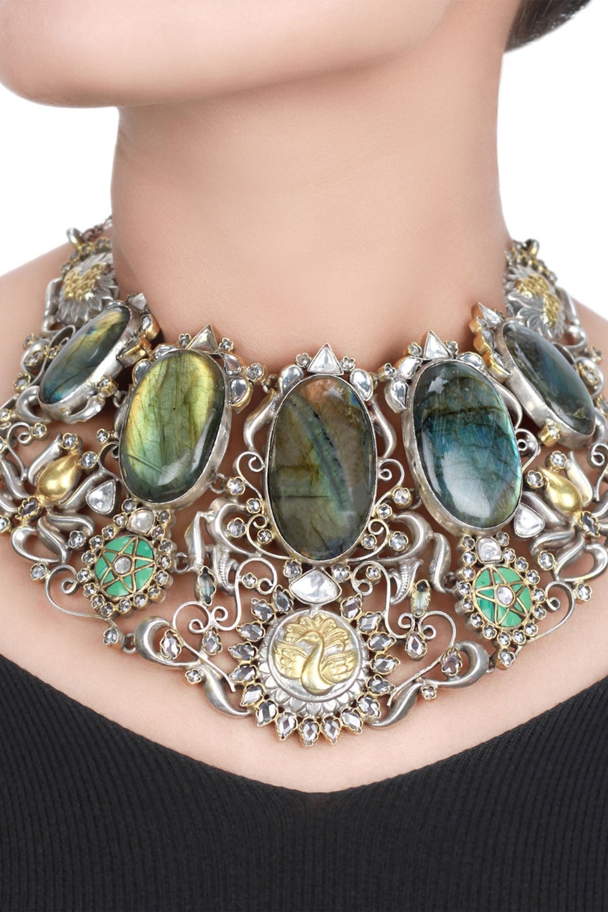 Handcrafted Stone Necklace  
