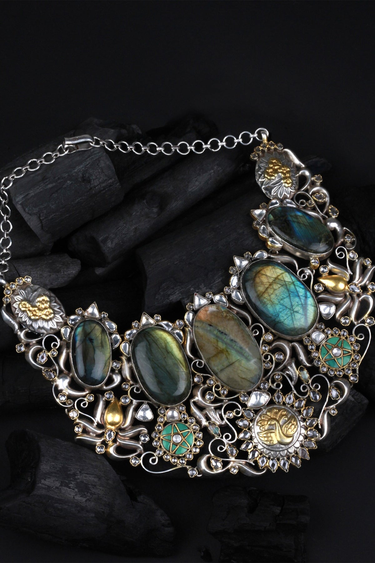 Handcrafted Stone Necklace  