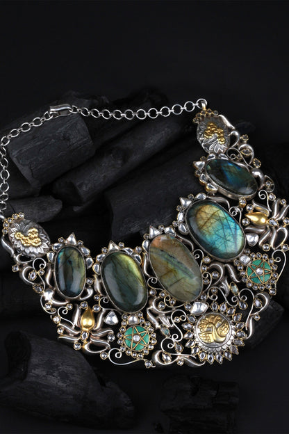Handcrafted Stone Necklace  