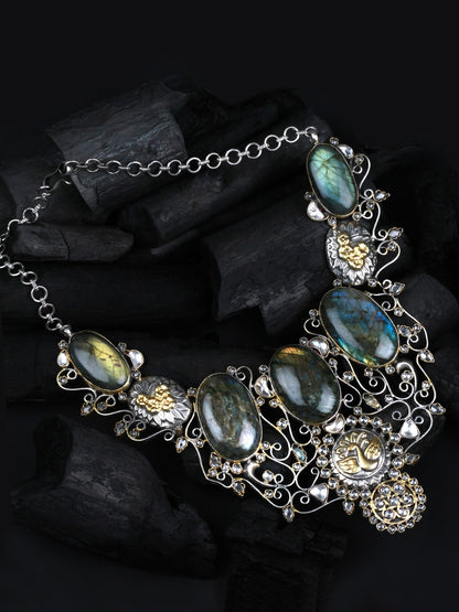 Handcrafted Stone Necklace  