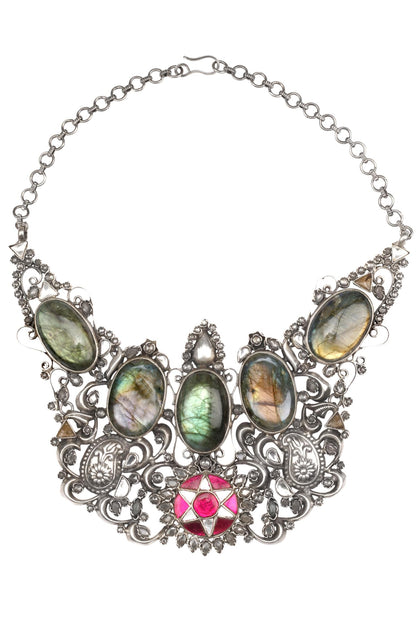 Handcrafted Stone Necklace  