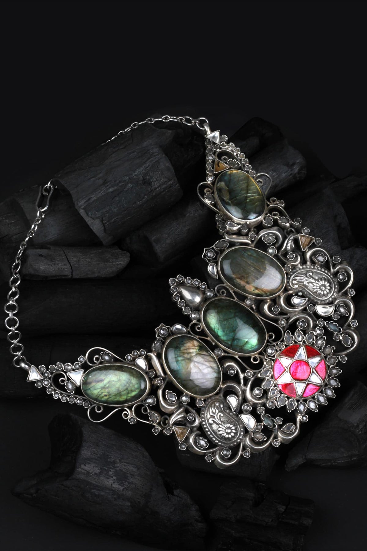 Handcrafted Stone Necklace  
