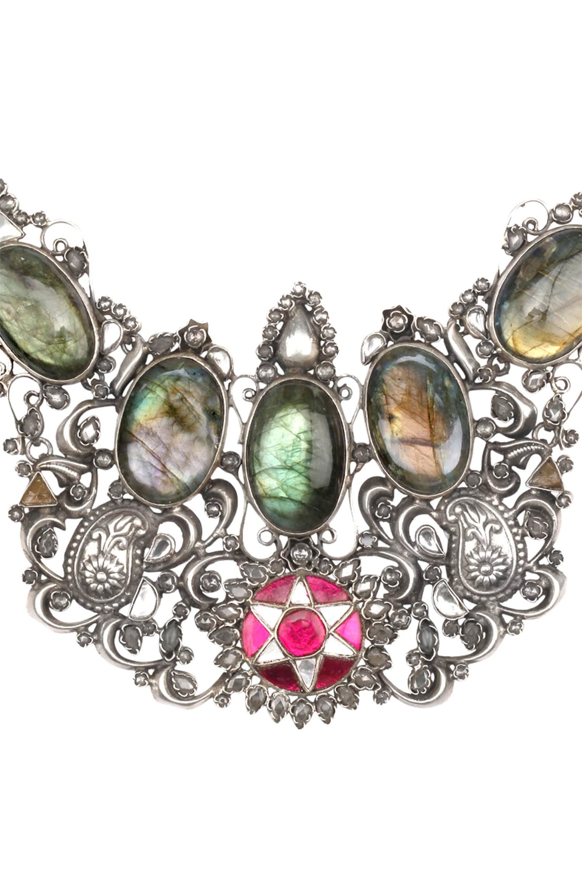 Handcrafted Stone Necklace  