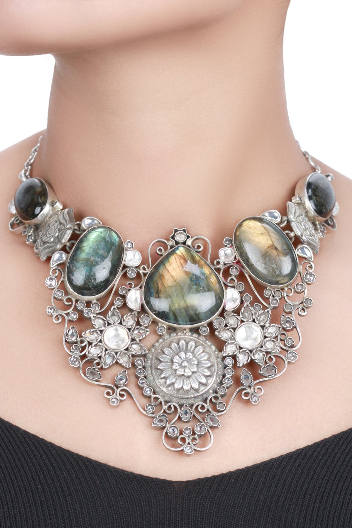 Handcrafted Stone Necklace  