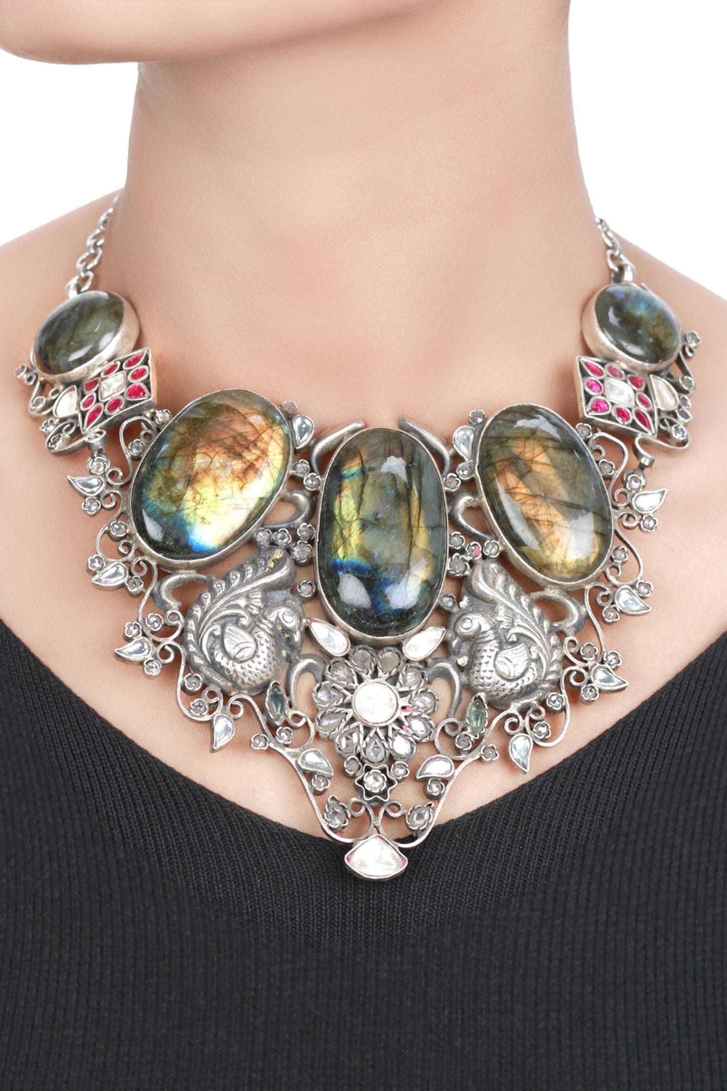 Handcrafted Stone Necklace  