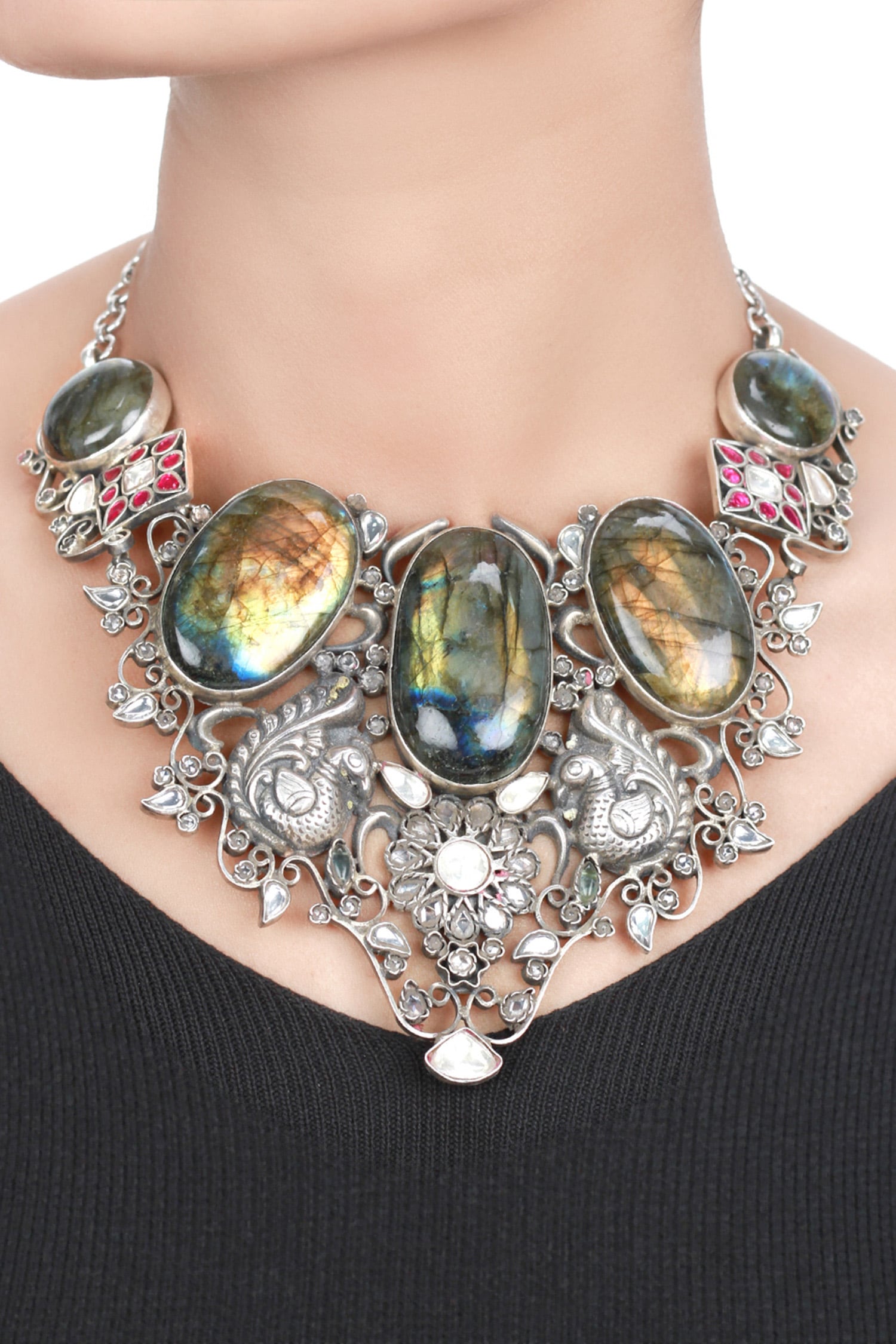 Handcrafted Stone Necklace  