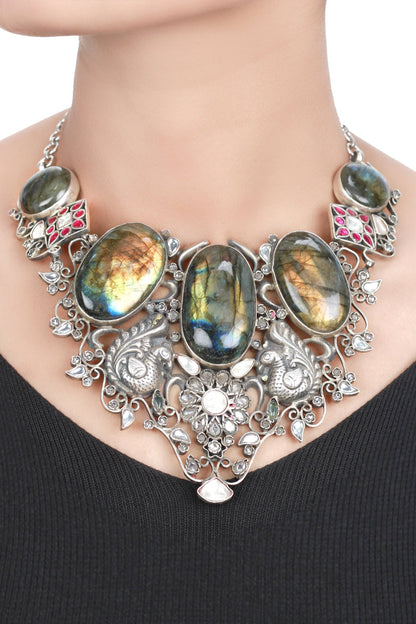 Handcrafted Stone Necklace  