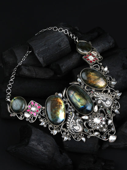 Handcrafted Stone Necklace  