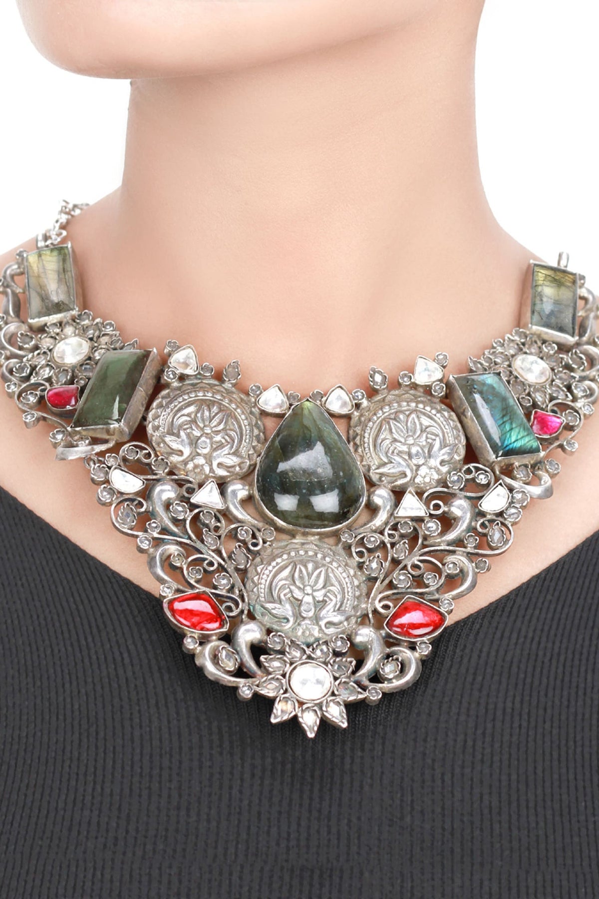 Handcrafted Stone Necklace  
