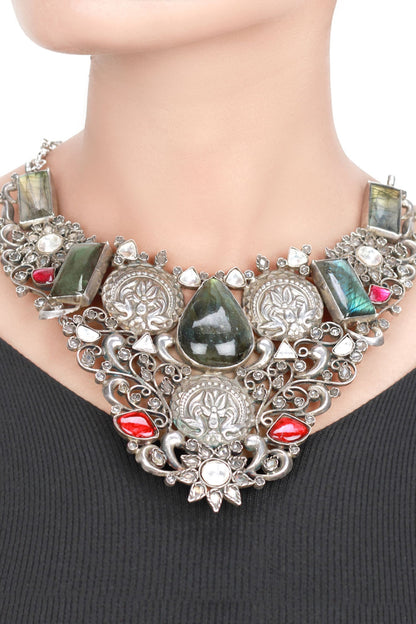 Handcrafted Stone Necklace  