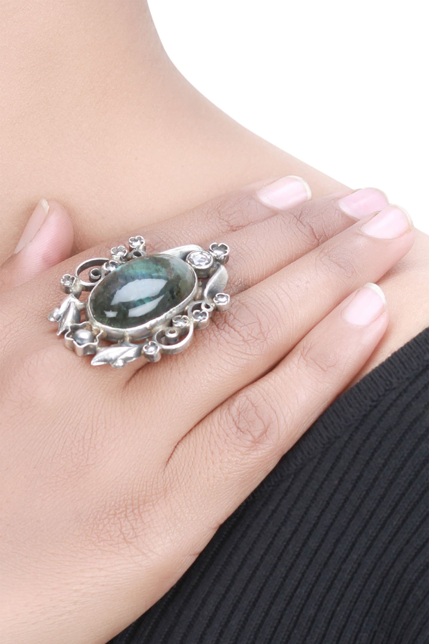 Handcrafted Stone Ring 