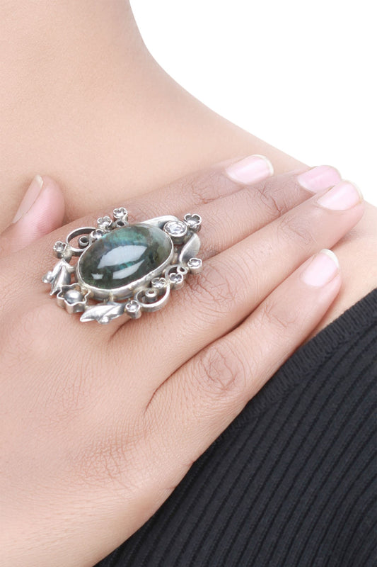 Handcrafted Stone Ring 