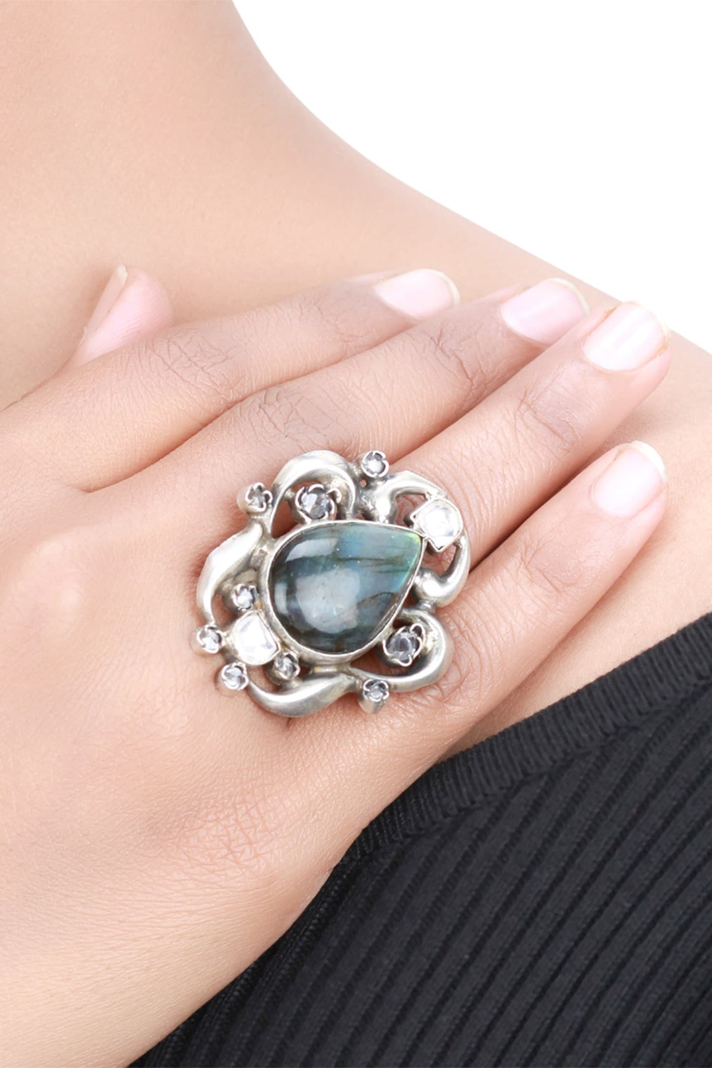 Handcrafted Stone Ring 