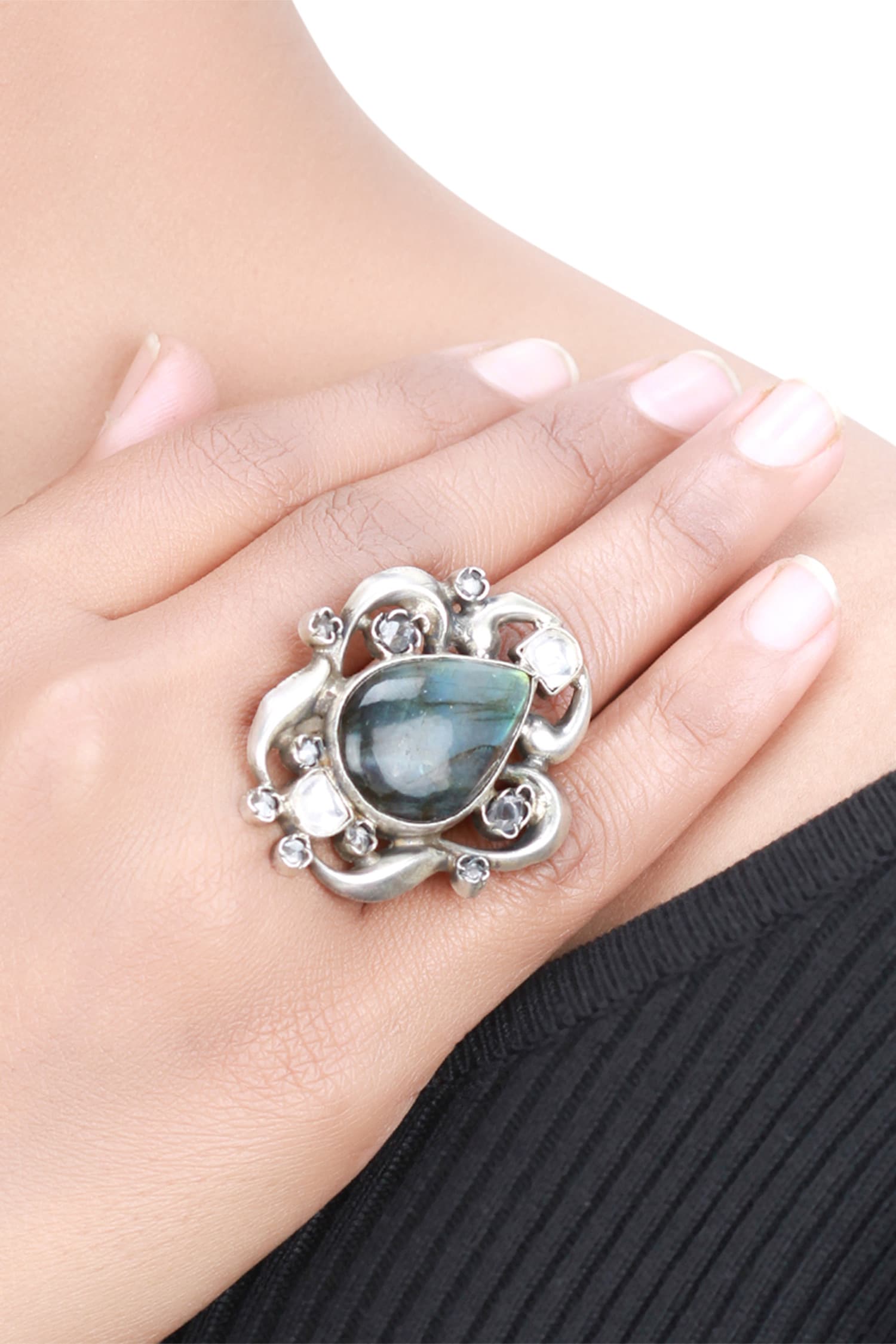 Handcrafted Stone Ring 