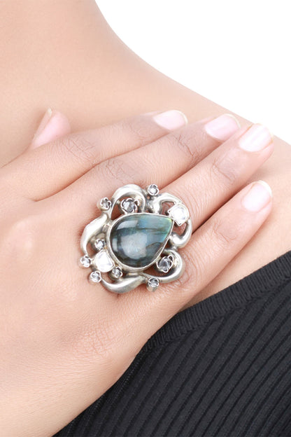 Handcrafted Stone Ring 