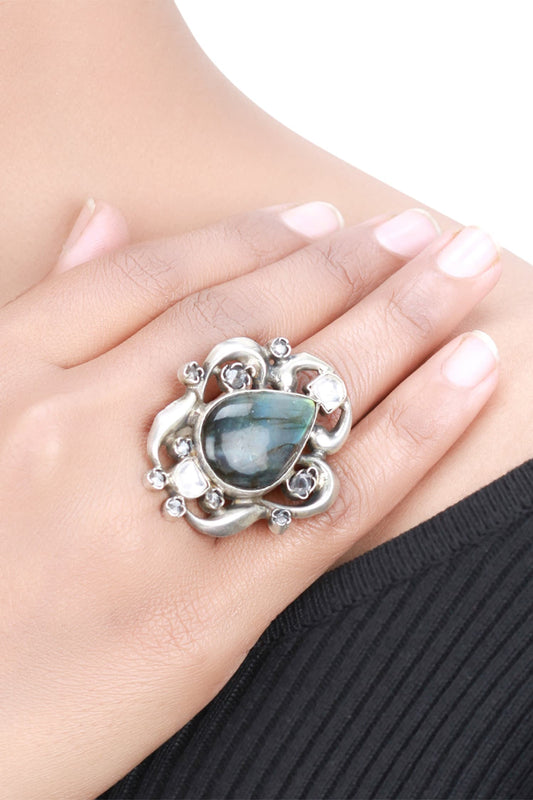 Handcrafted Stone Ring 