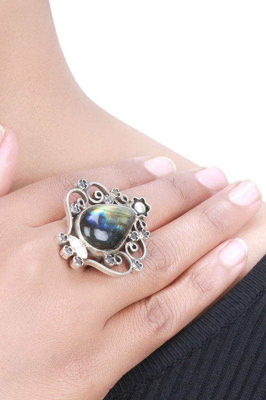 Handcrafted Stone Ring 